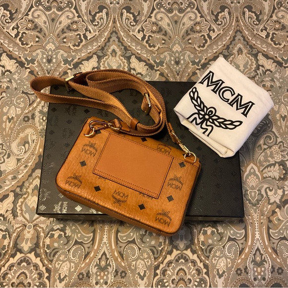 MCM Millie Crossbody Bag in Visetos - Picture 7 of 15